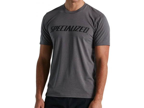 Wordmark Tee - Mens - Smoke -