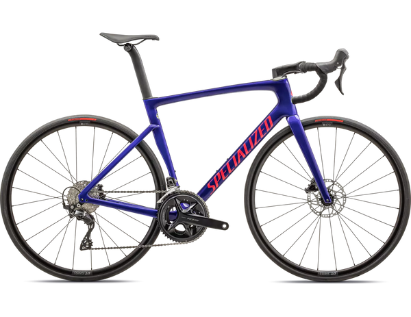 2024 Tarmac SL7 Sport -Shimano 105 Gloss Metallic Sapphire/Vivid Pink 52cm